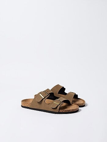 Sandalias de hebilla, mo fashion