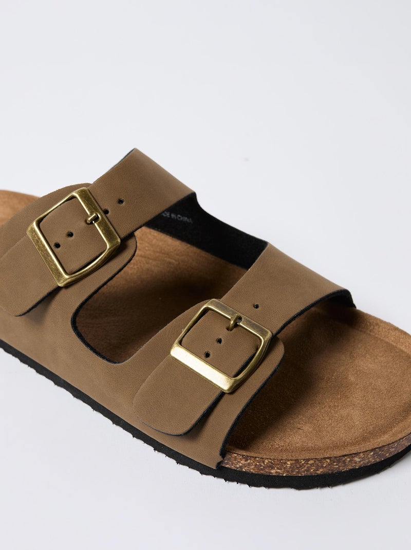 Sandalias de hebilla, MO Fashion Marrón - Kiabi