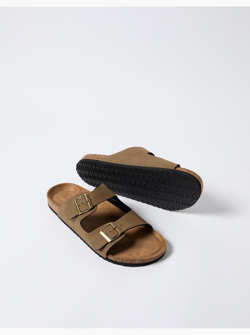Sandalias de hebilla, MO Fashion Marrón - Kiabi