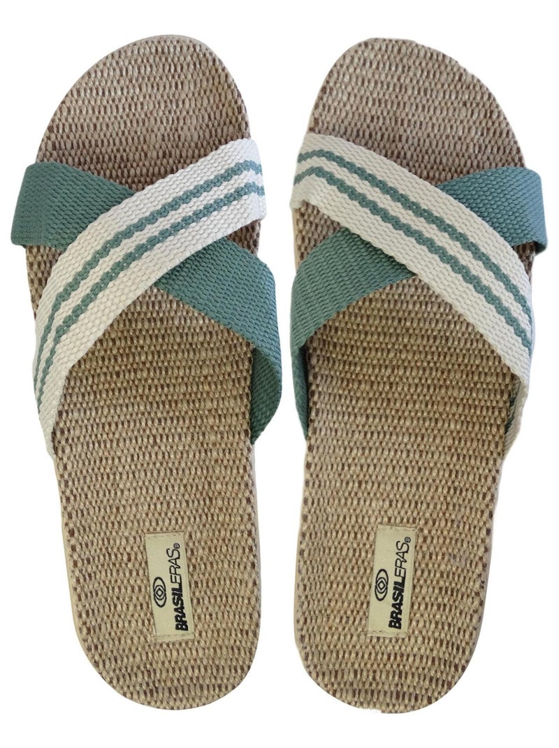 Sandalias de mujer Brasileras con suela de goma Verde - Kiabi