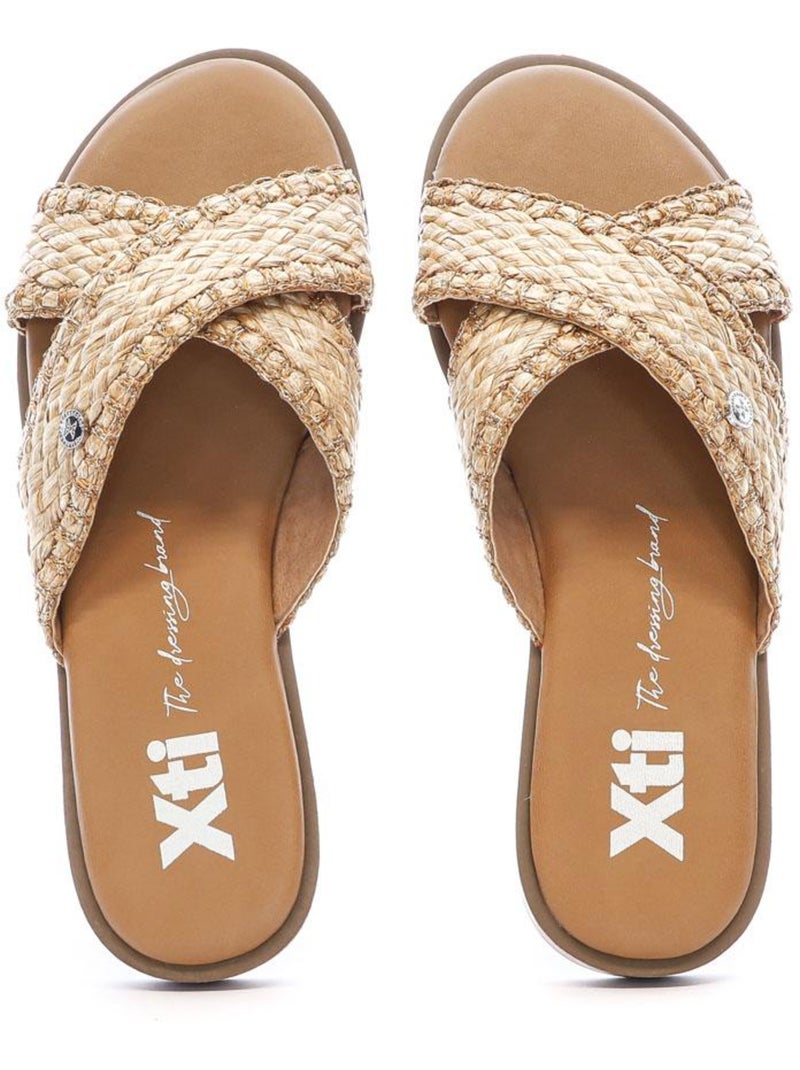 Sandalias de Mujer Color Marrón capuchino - Kiabi