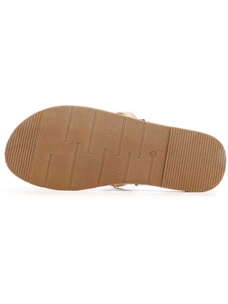 Sandalias de Mujer con Joyas Amarillo - Kiabi