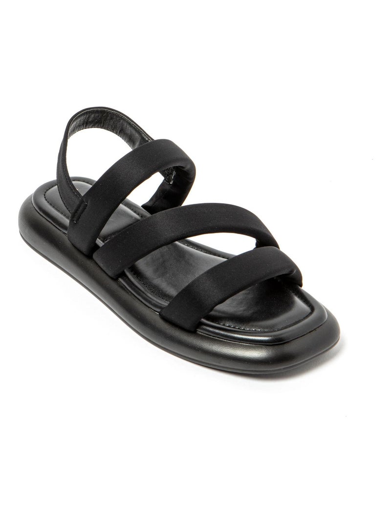 Sandalias de Mujer con suela de goma Negro - Kiabi