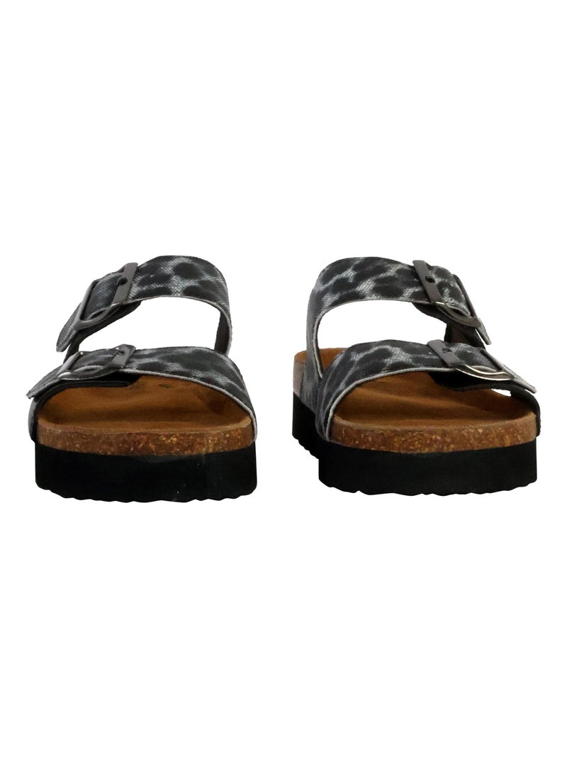 Sandalias de mujer kaporal Negro - Kiabi