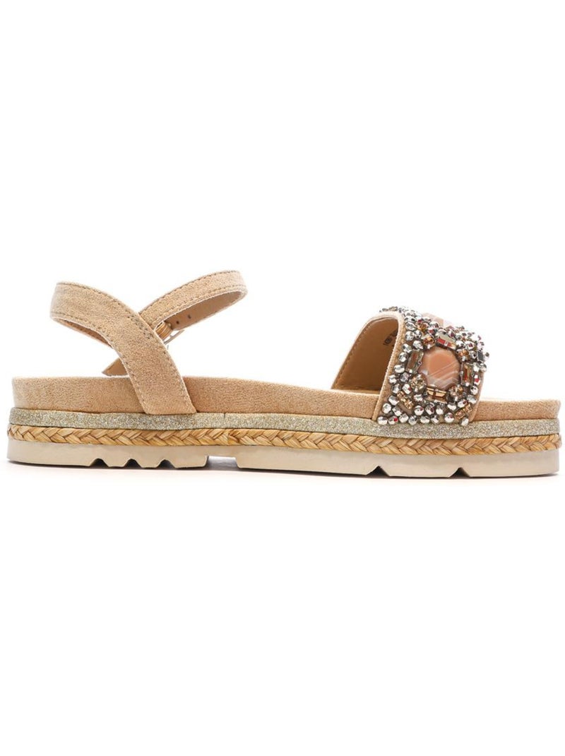Sandalias de Mujer Marrón capuchino - Kiabi