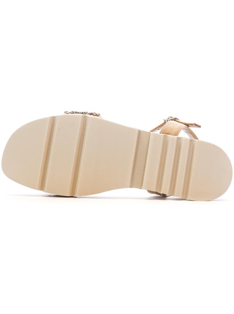 Sandalias de Mujer Marrón capuchino - Kiabi