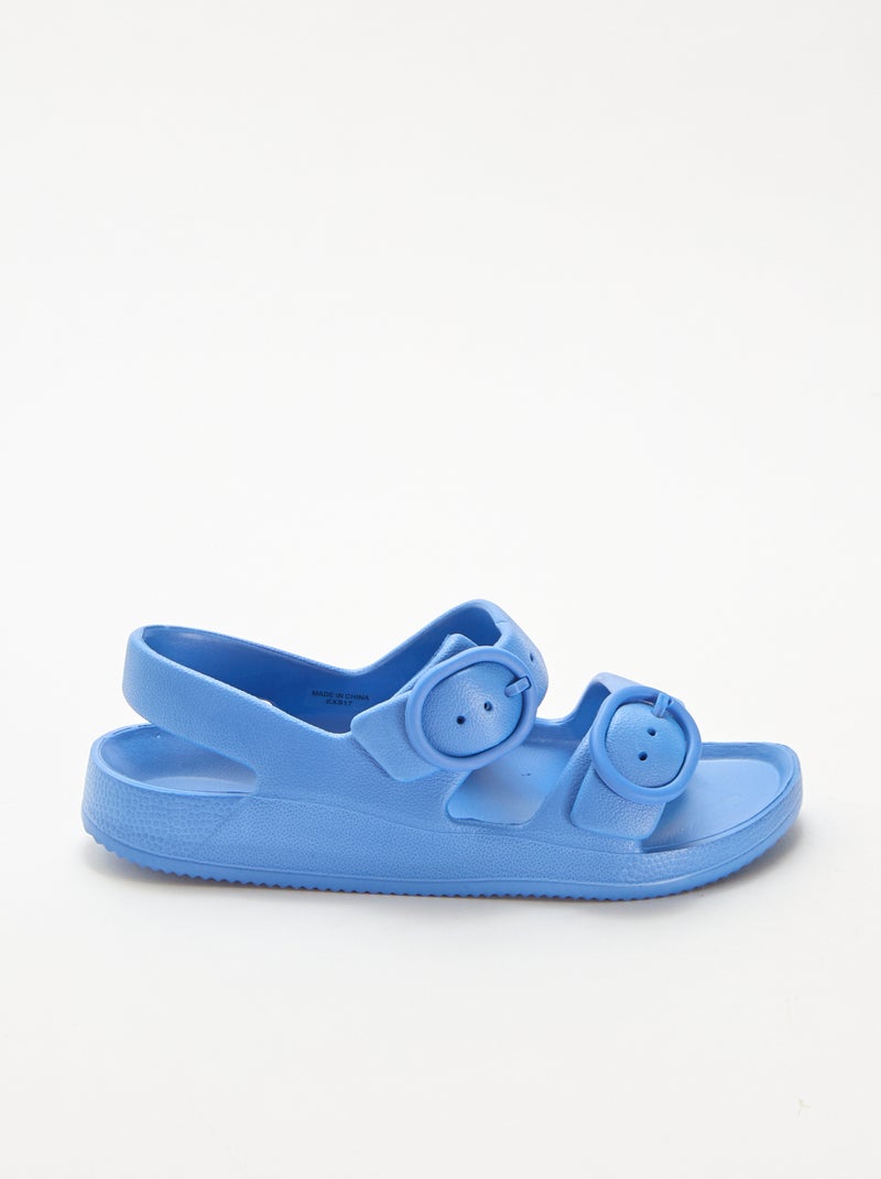 Sandalias de plástico Azul - Kiabi
