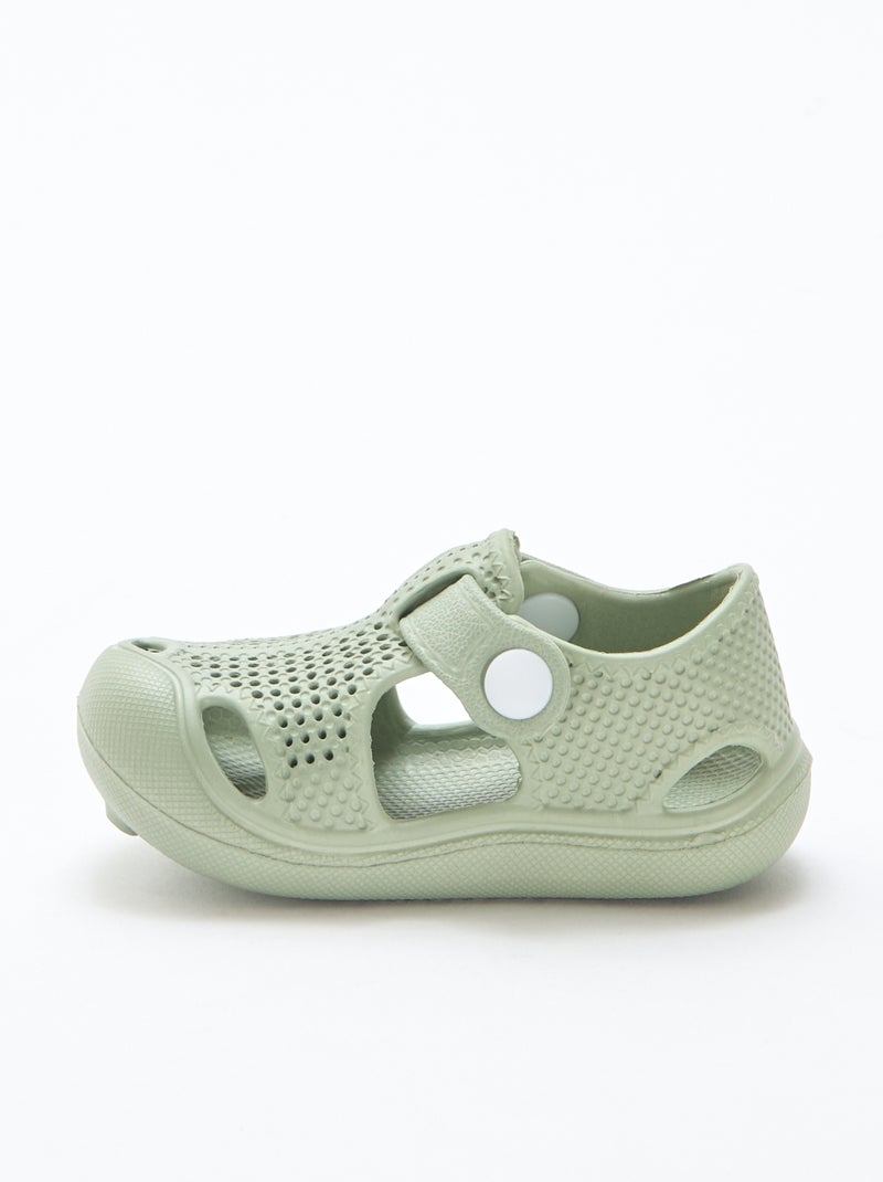 Sandalias de playa cerradas Verde - Kiabi
