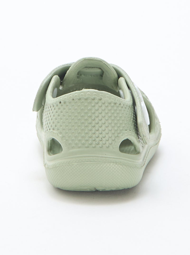 Sandalias de playa cerradas Verde - Kiabi