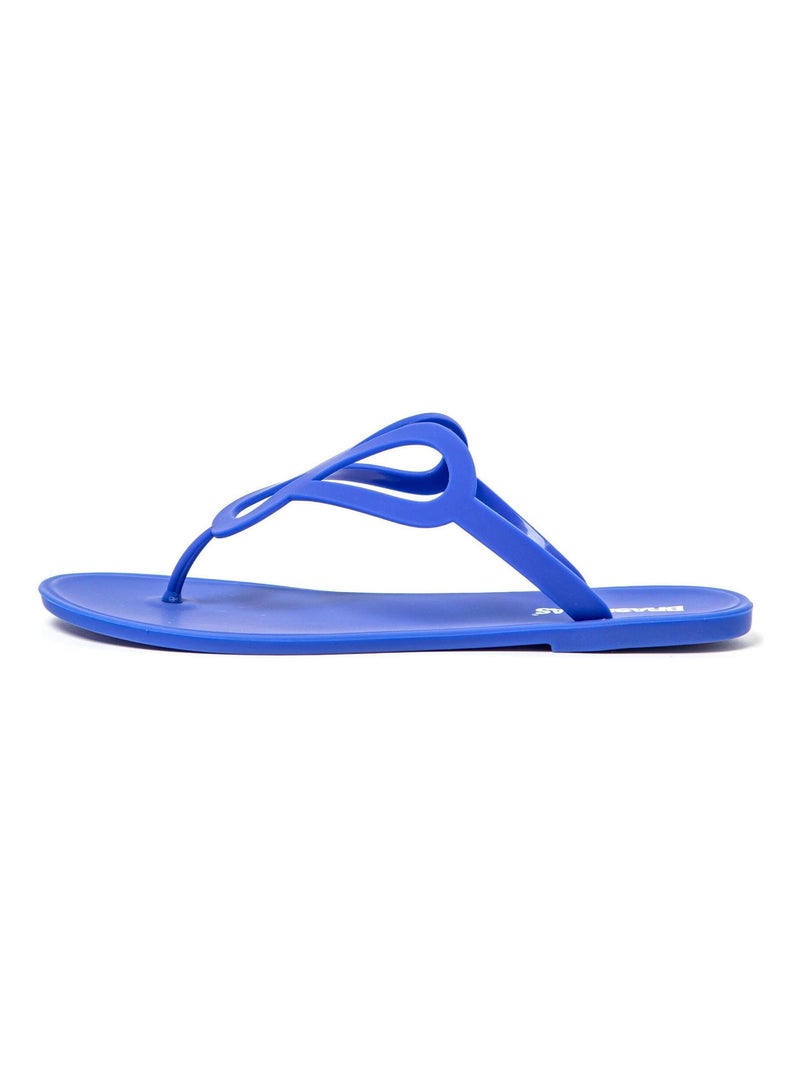 Sandalias de playa de Mujer con suela de goma Azul eléctrico - Kiabi