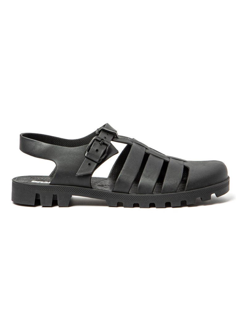 Sandalias de playa de Mujer con suela de goma Negro - Kiabi