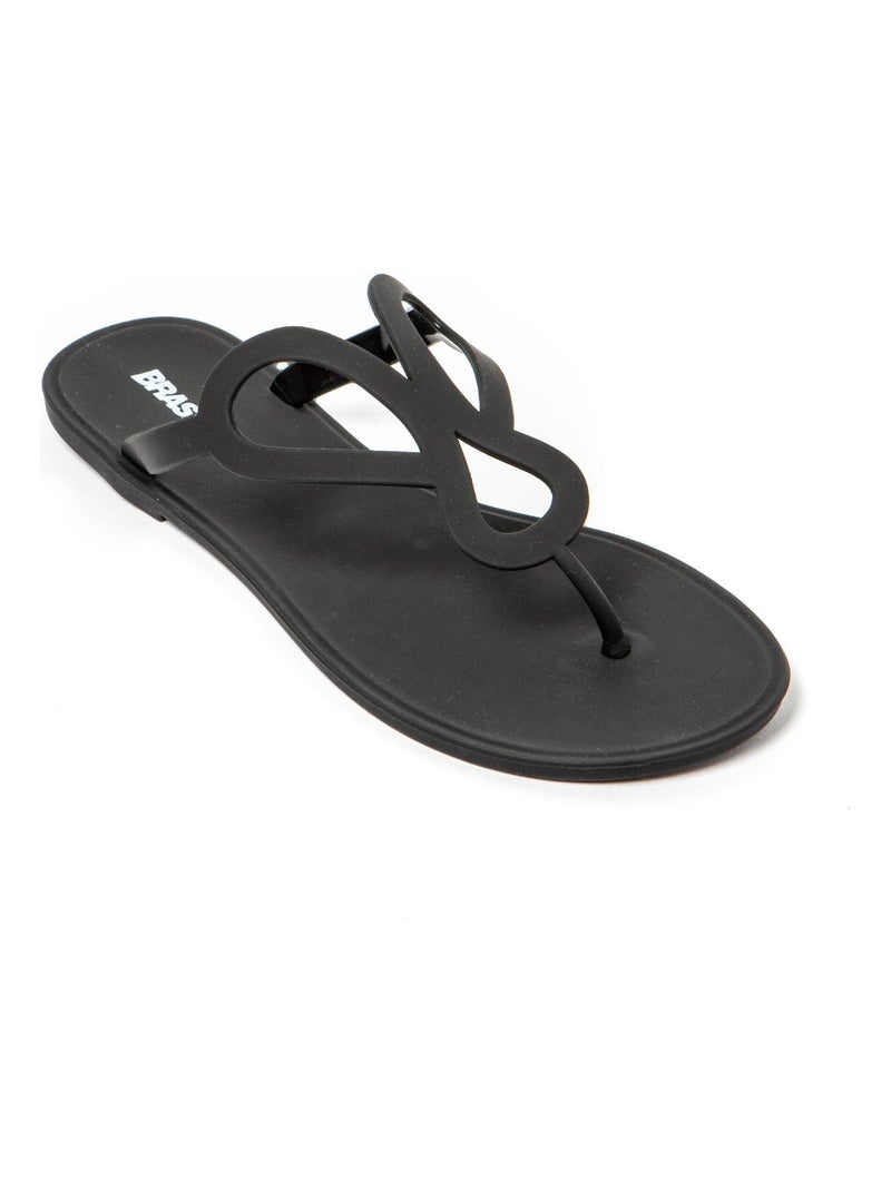 Sandalias de playa de Mujer con suela de goma Negro - Kiabi