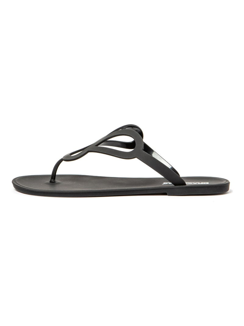 Sandalias de playa de Mujer con suela de goma Negro - Kiabi