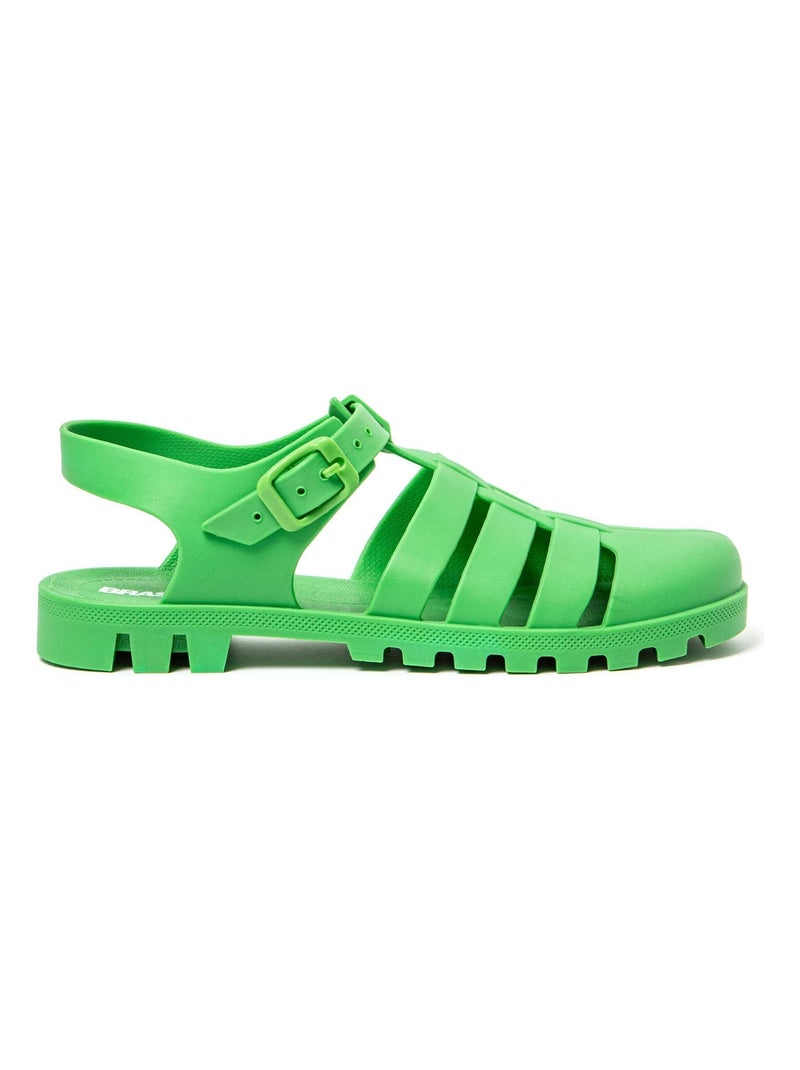 Sandalias de playa de Mujer con suela de goma Verde - Kiabi