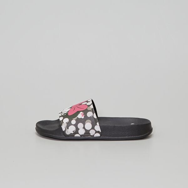 Sandalias de playa 'Minnie' Mujer talla 34 a 48 - negro - Kiabi - 17,00€
