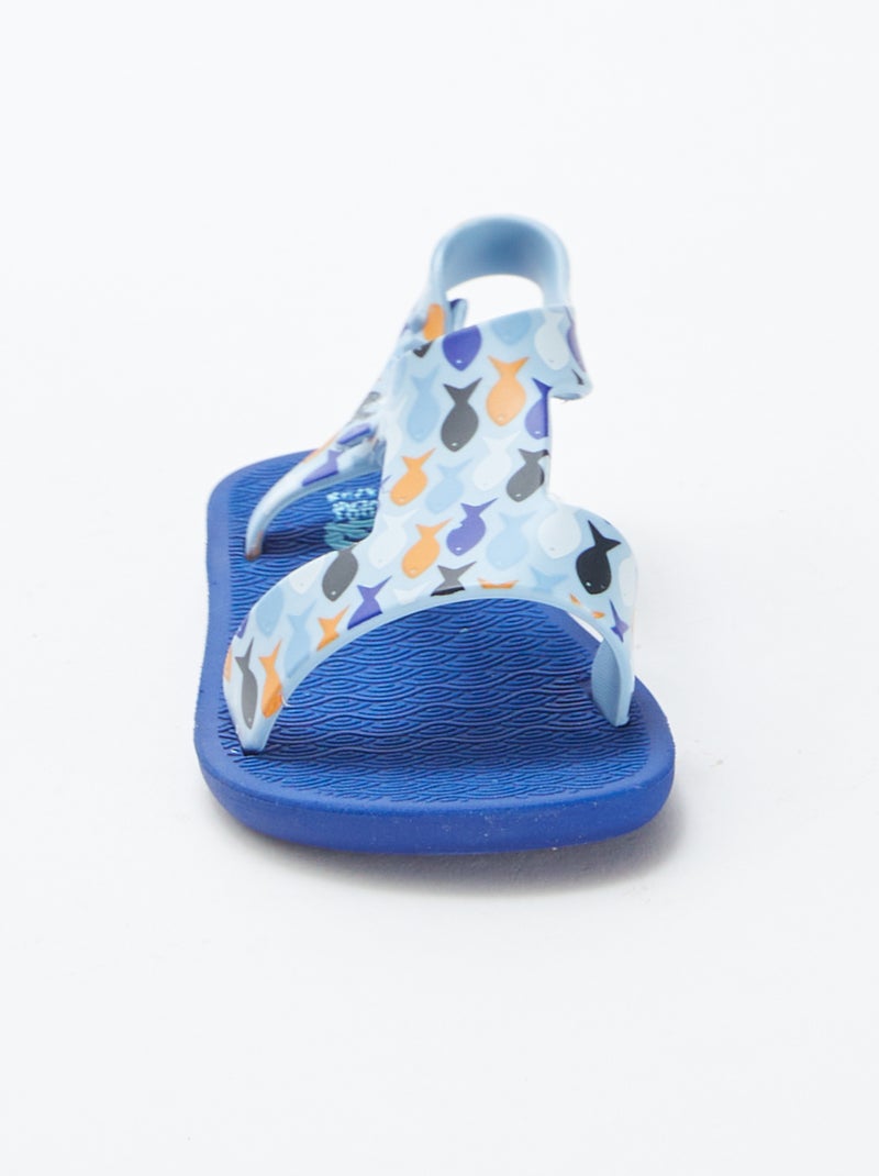 Sandalias de playa 'pez' AZUL - Kiabi