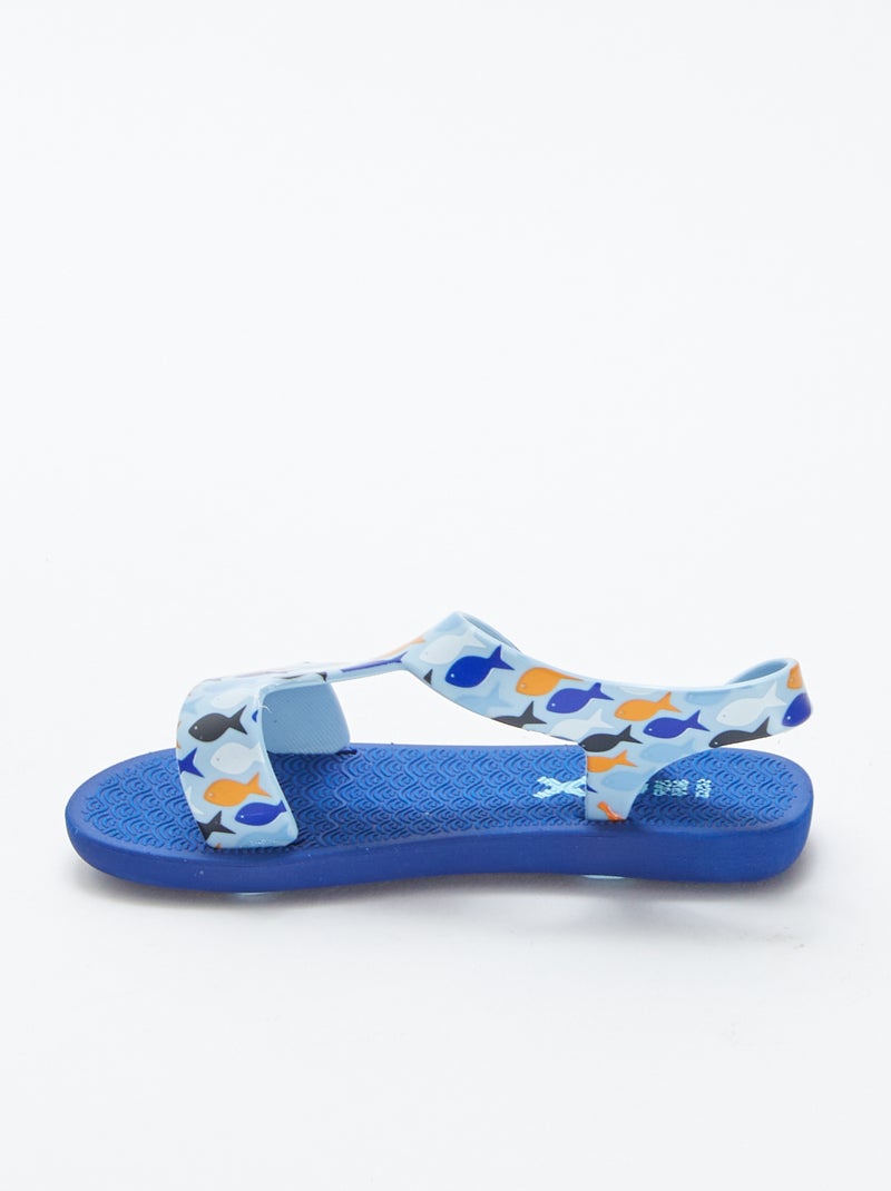 Sandalias de playa 'pez' AZUL - Kiabi