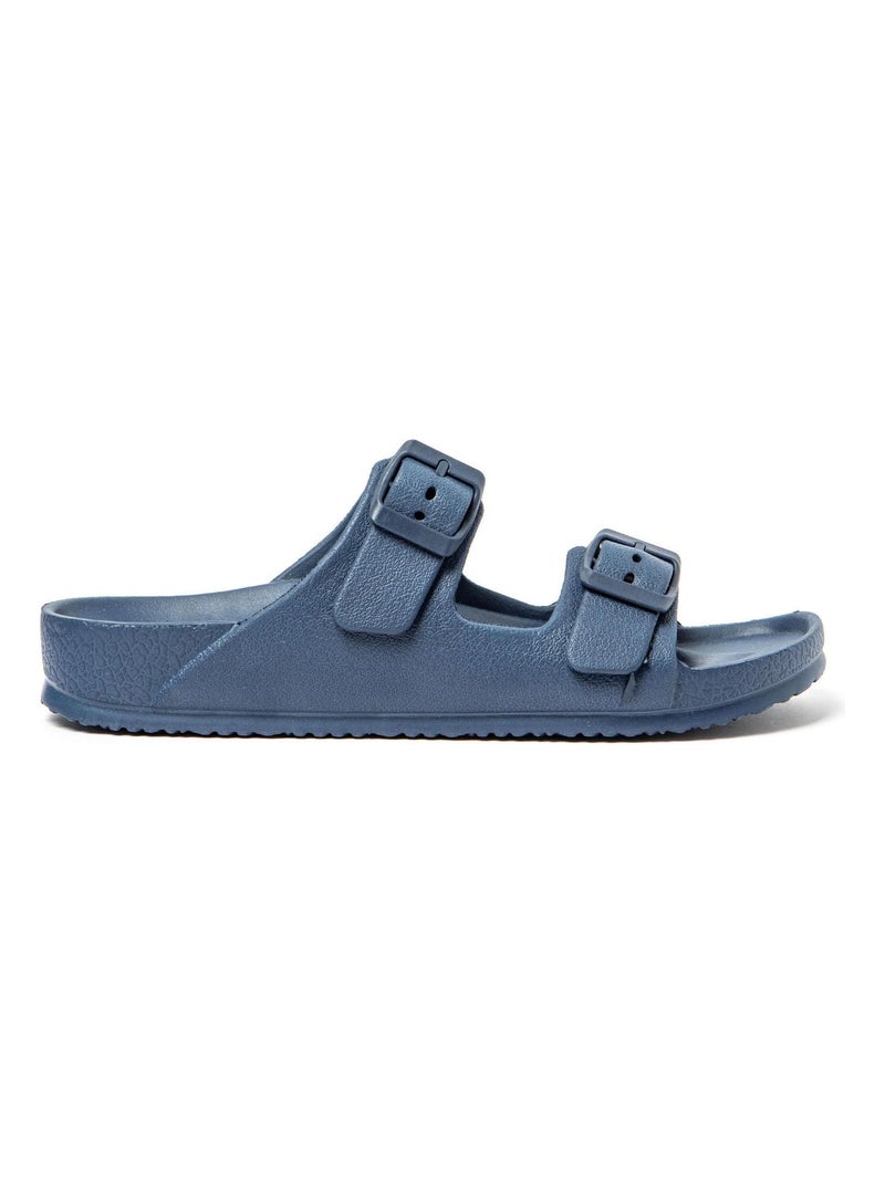 Sandalias de Playa Unisex con suela de goma Azul oscuro - Kiabi
