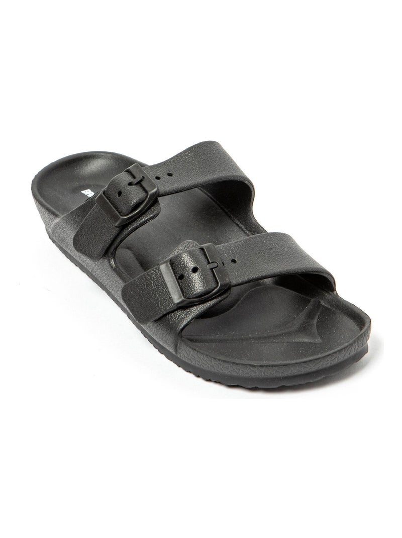 Sandalias de Playa Unisex con suela de goma Negro - Kiabi