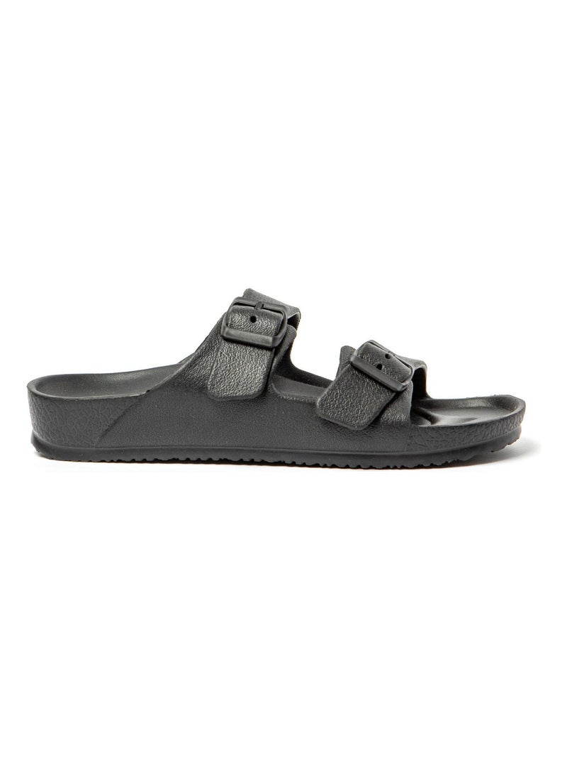 Sandalias de Playa Unisex con suela de goma Negro - Kiabi