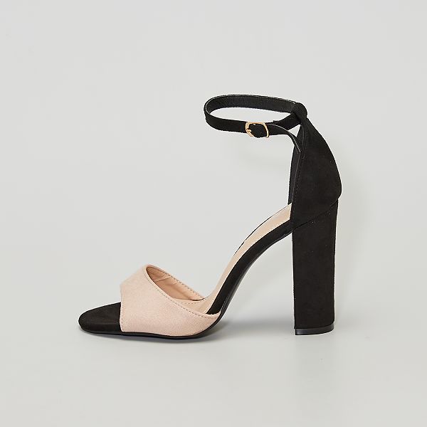 sandalias tacon kiabi