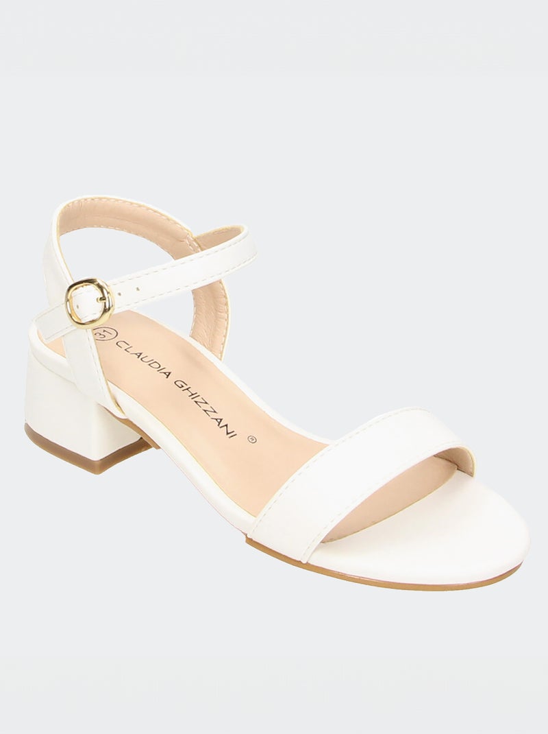 Sandalias de tacón BLANCO - Kiabi