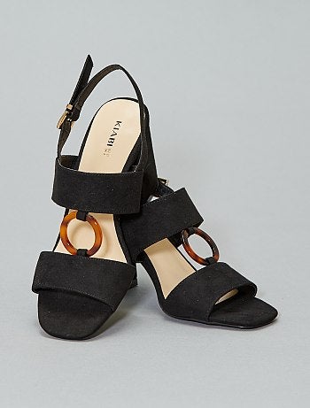 Sandalias de tacón con anilla - Kiabi