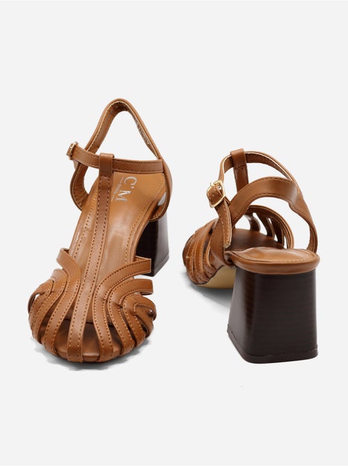 Sandalias de tacón con tiras - Kiabi Sandalias de tacón con tiras - Kiabi