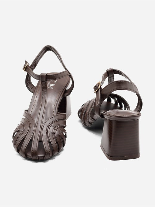 Sandalias de tacón con tiras - Kiabi Sandalias de tacón con tiras - Kiabi