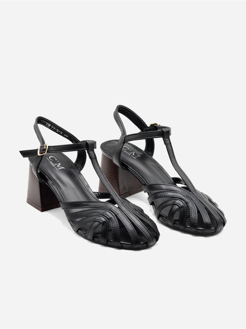 Sandalias de tacón con tiras - Kiabi Sandalias de tacón con tiras - Kiabi