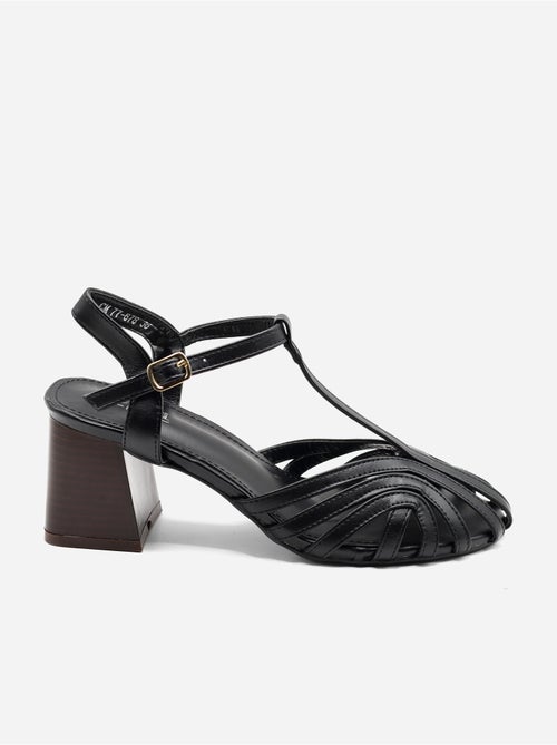 Sandalias de tacón con tiras - Kiabi Sandalias de tacón con tiras - Kiabi