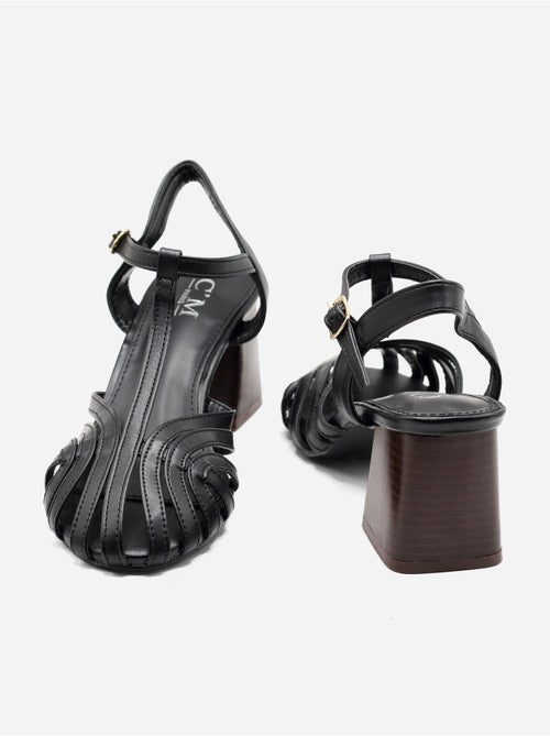 Sandalias de tacón con tiras - Kiabi Sandalias de tacón con tiras - Kiabi