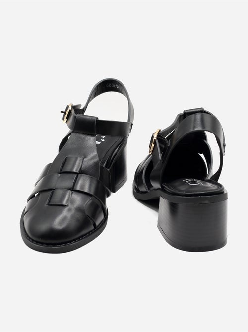 Sandalias de tacón correa cruzada - Kiabi Sandalias de tacón correa cruzada - Kiabi