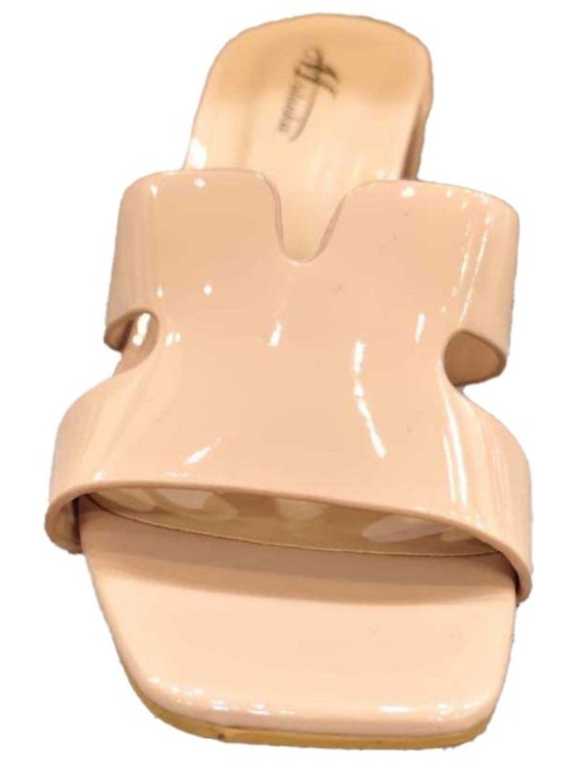 Sandalias de tacón Kebello Beige - Kiabi