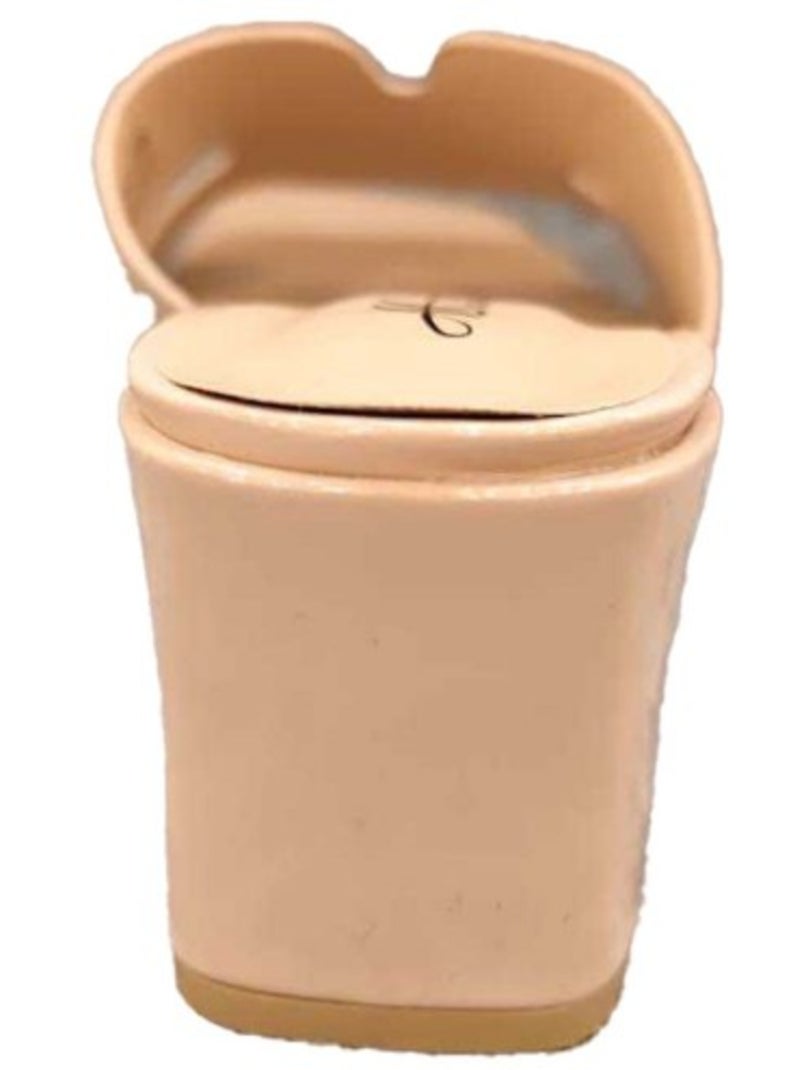 Sandalias de tacón Kebello Beige - Kiabi