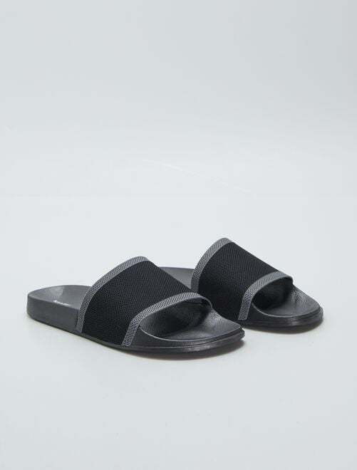 Sandalias de tela con calados - Kiabi