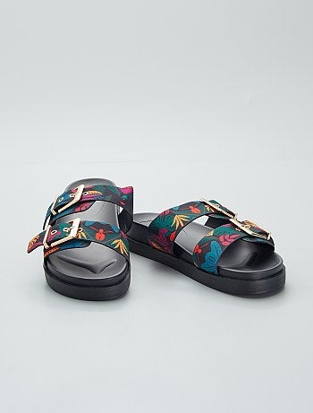 Sandalias tela mujer con descuentos | Kiabi