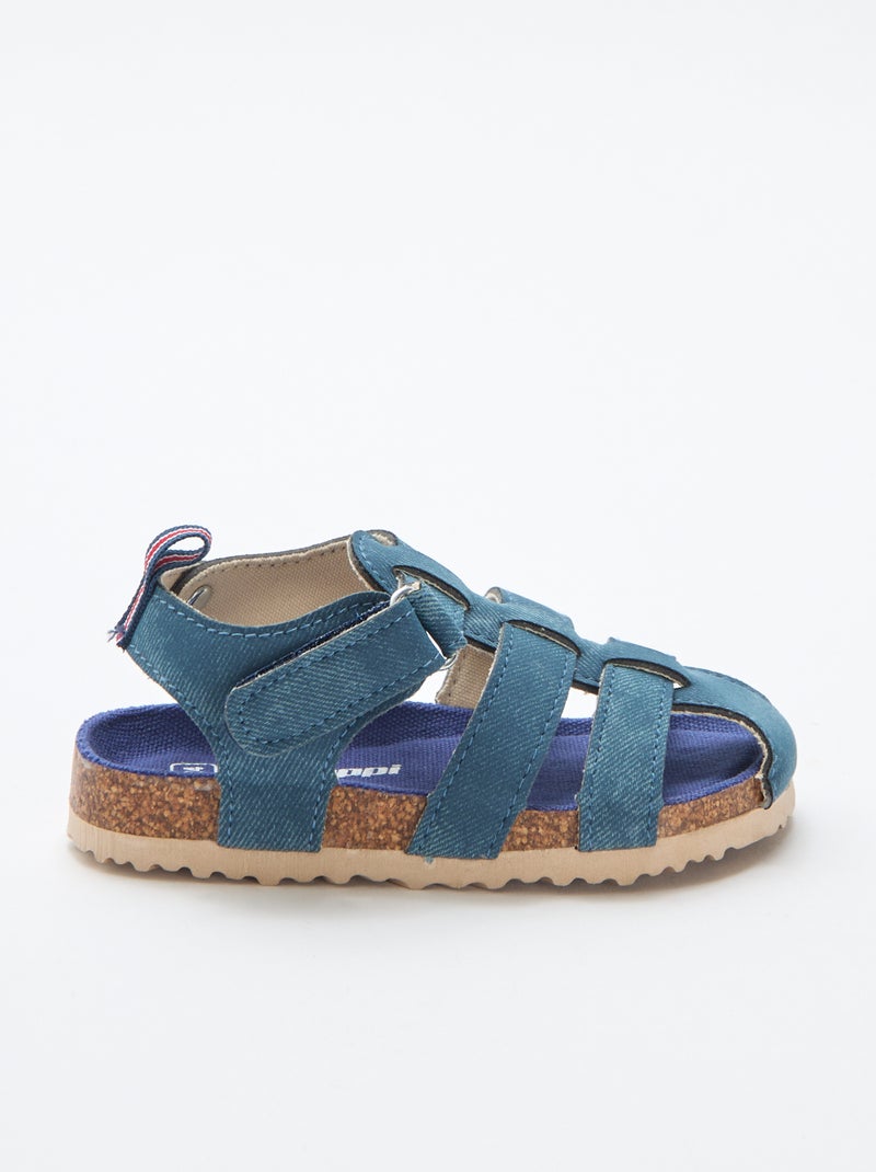 Sandalias de tiras Azul - Kiabi