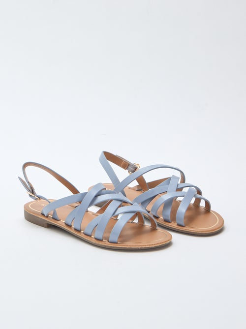 Sandalias de tiras con hebillas - Kiabi
