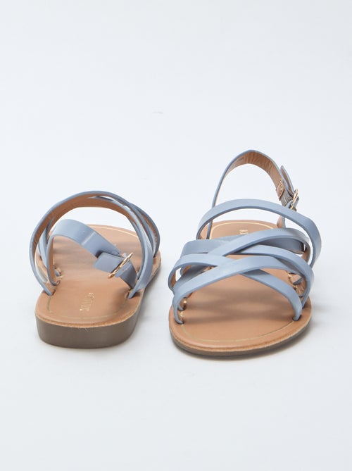 Sandalias de tiras con hebillas - Kiabi