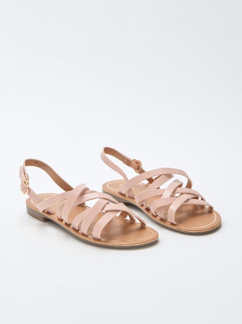 Sandalias de tiras con hebillas - Kiabi