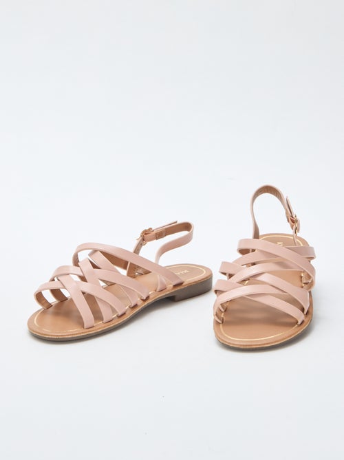 Sandalias de tiras con hebillas - Kiabi