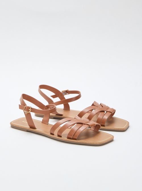 Sandalias de tiras cruzadas - Kiabi