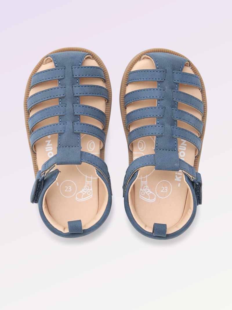 Sandalias de tiras 'primeros pasos' - Kitchoun Azul - Kiabi