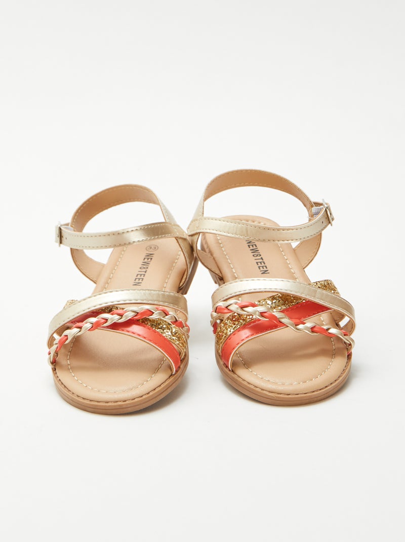 Sandalias de tiras Rosa - Kiabi