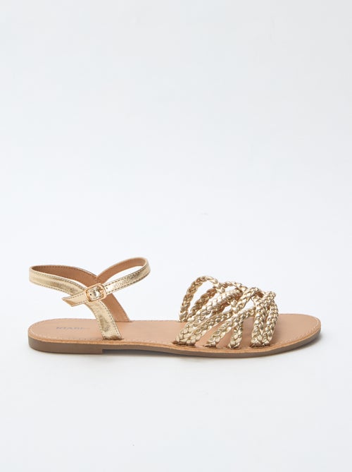 Sandalias de tiras trenzadas - Kiabi