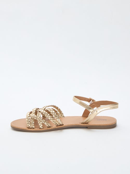 Sandalias de tiras trenzadas - Kiabi