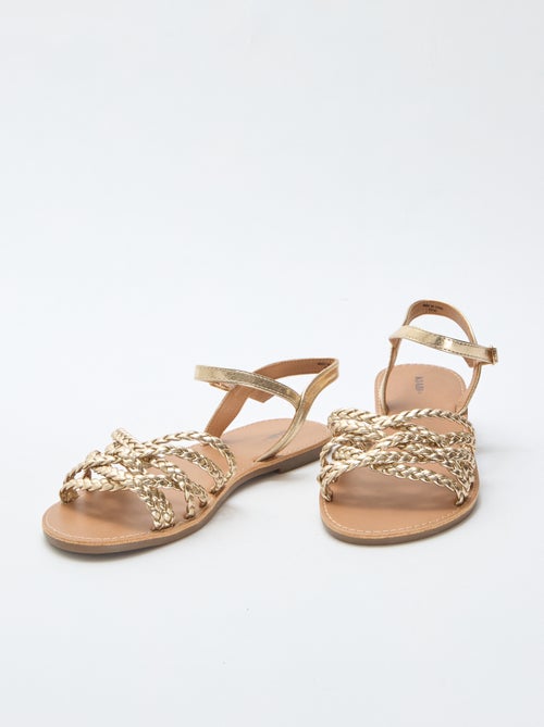 Sandalias de tiras trenzadas - Kiabi