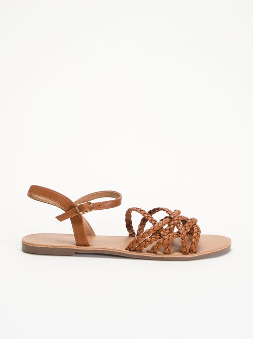 Sandalias de tiras trenzadas - Kiabi