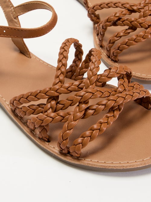 Sandalias de tiras trenzadas - Kiabi